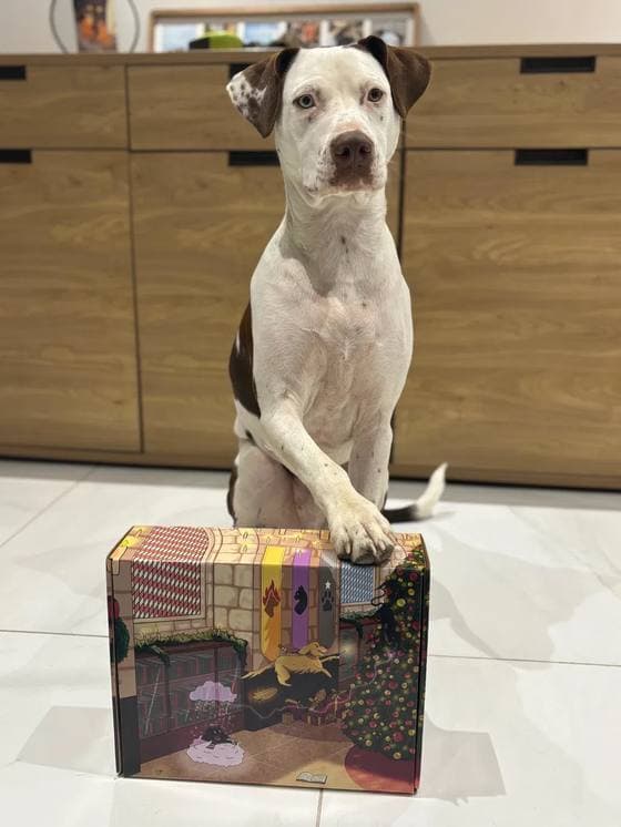 Mathilde et Willow avec le calendrier de l’Avent Truffe Délice